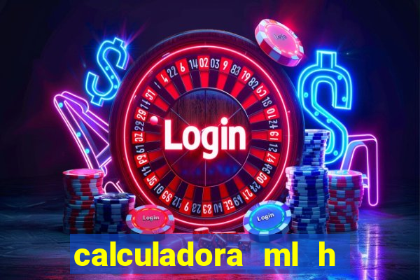 calculadora ml h para mcg kg min